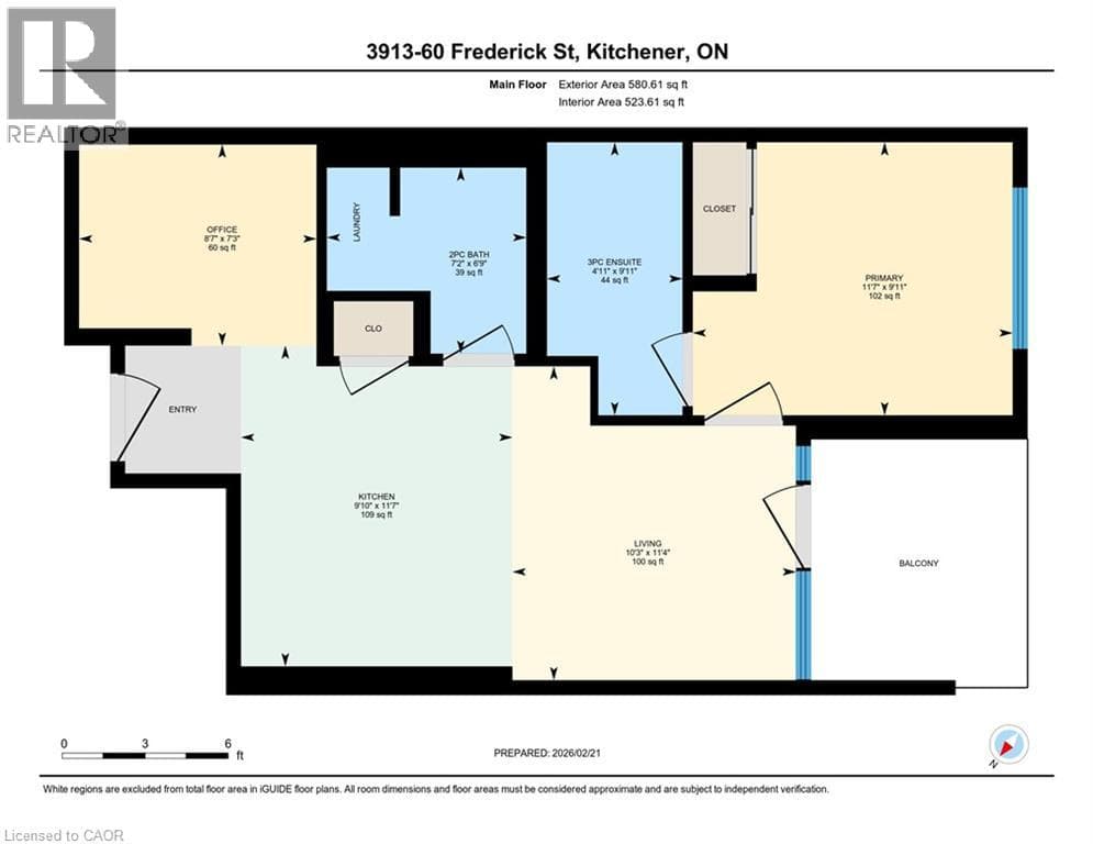 Apartment for sale at 60 FREDERICK Street Unit# 3913, Downtown Kitchener, Kitchener, Ontario, photo 43