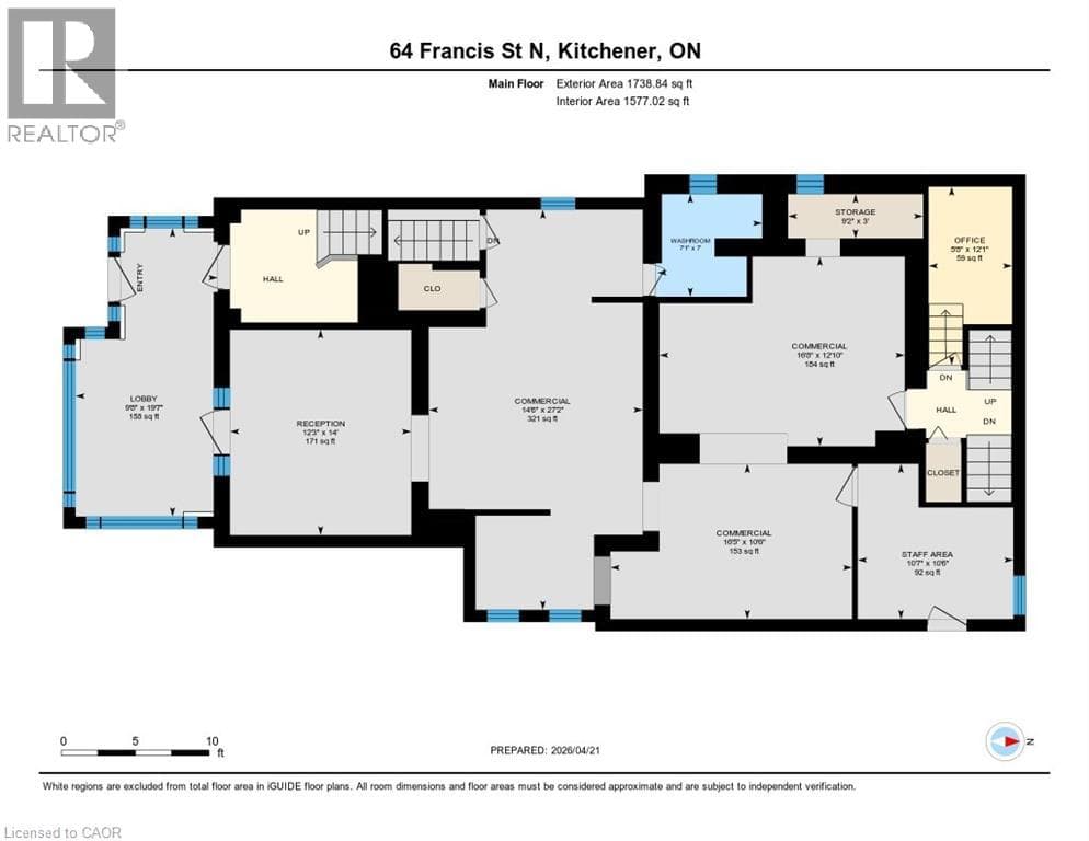 Detached for sale at 64 FRANCIS Street N, Downtown Kitchener, Kitchener, Ontario, photo 32