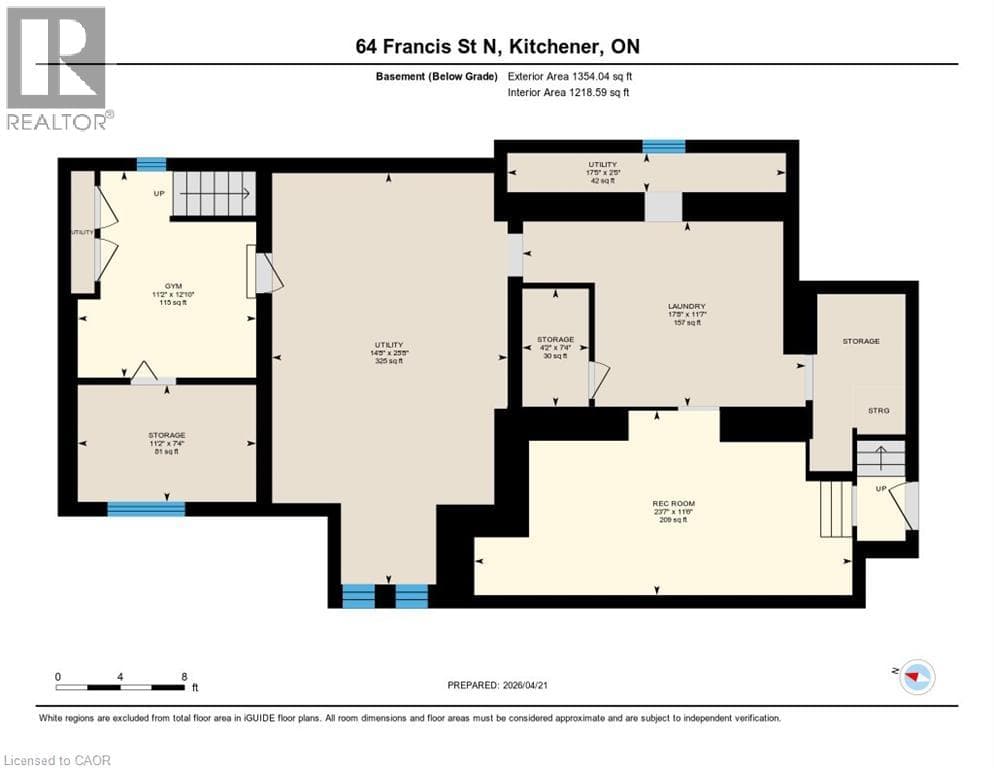 Detached for sale at 64 FRANCIS Street N, Downtown Kitchener, Kitchener, Ontario, photo 34