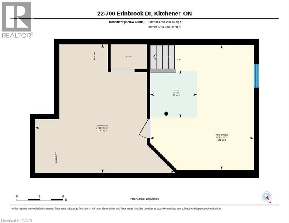 Townhouse for sale at 700 ERINBROOK Drive Unit# 22, Country Hills West, Kitchener, Ontario, photo 26