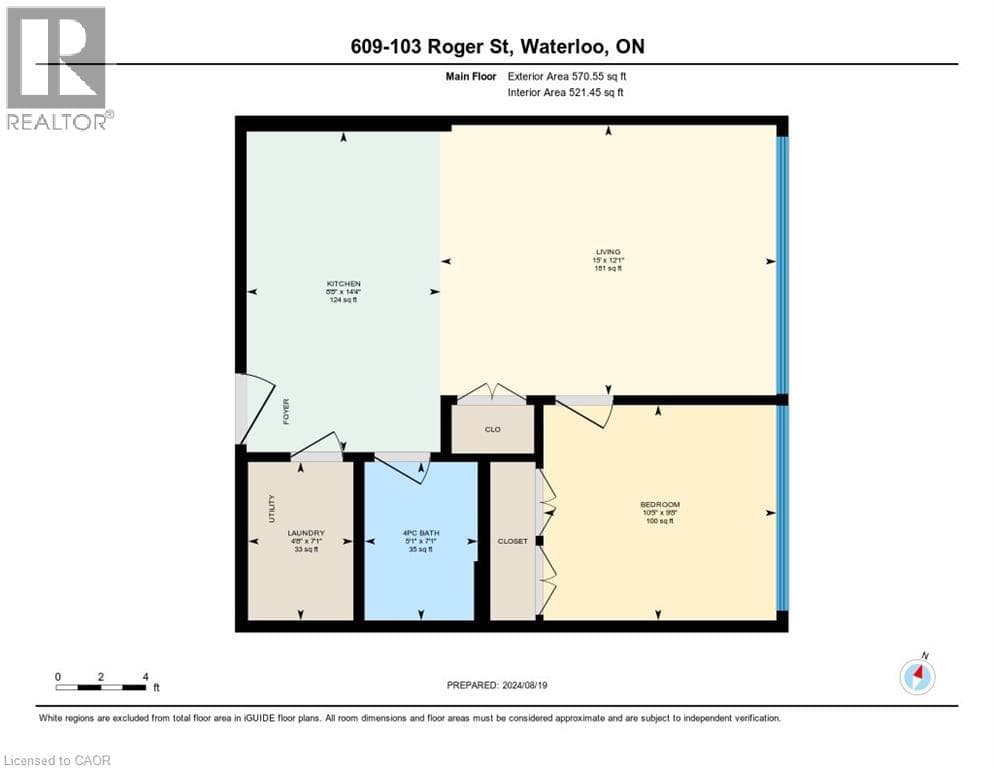 Apartment for sale at 103 ROGER Street Unit# 609, Mary Allen, Waterloo, Ontario, photo 13