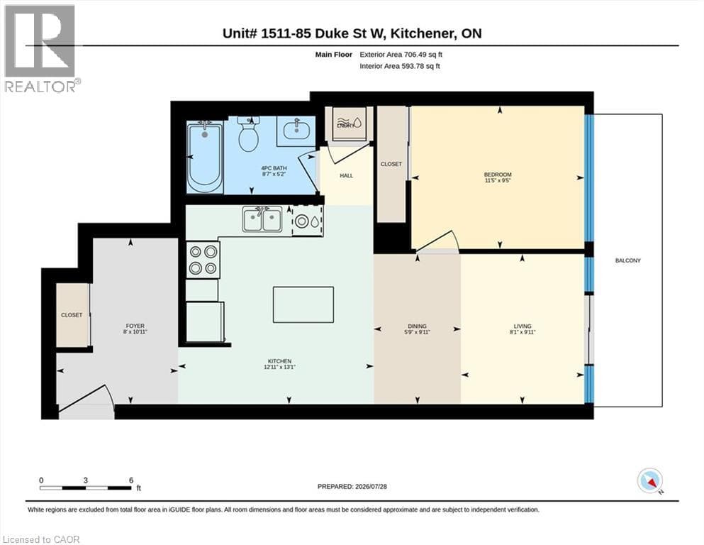 Apartment for sale at 85 DUKE Street W Unit# 1511, Downtown Kitchener, Kitchener, Ontario, photo 38