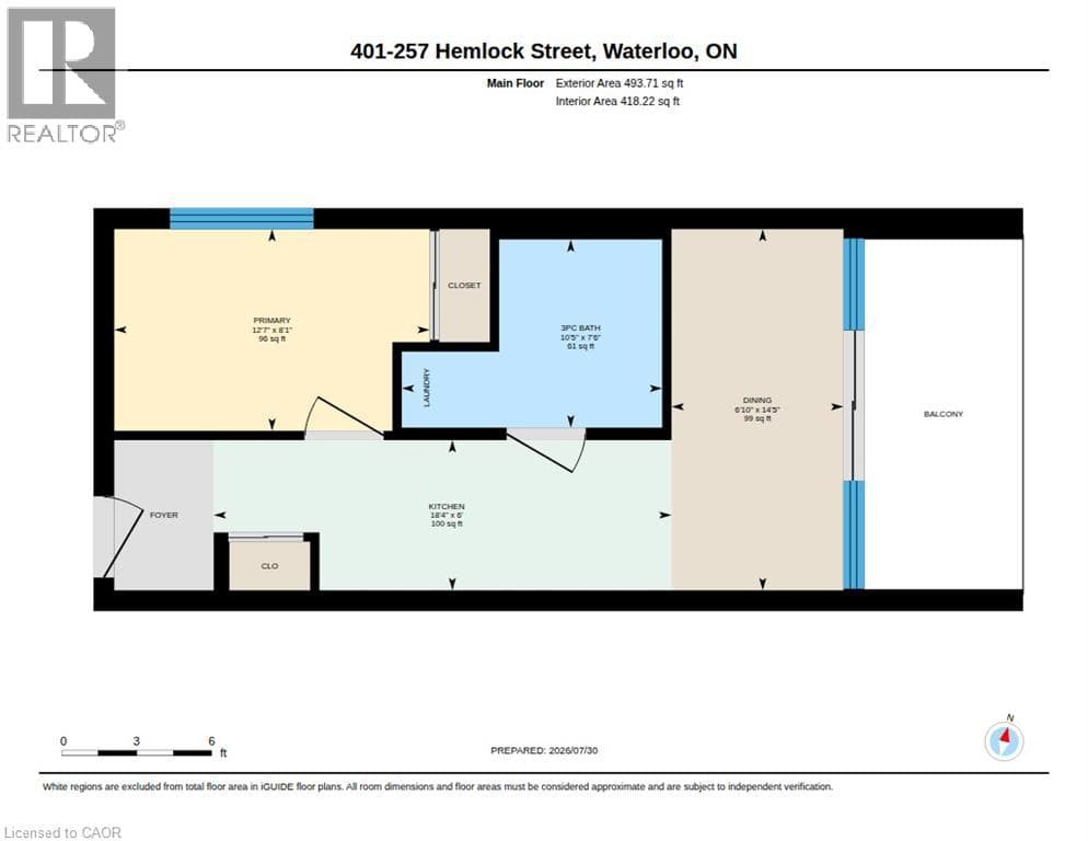 Apartment for sale at 257 HEMLOCK Street Unit# 401, Northdale, Waterloo, Ontario, photo 27