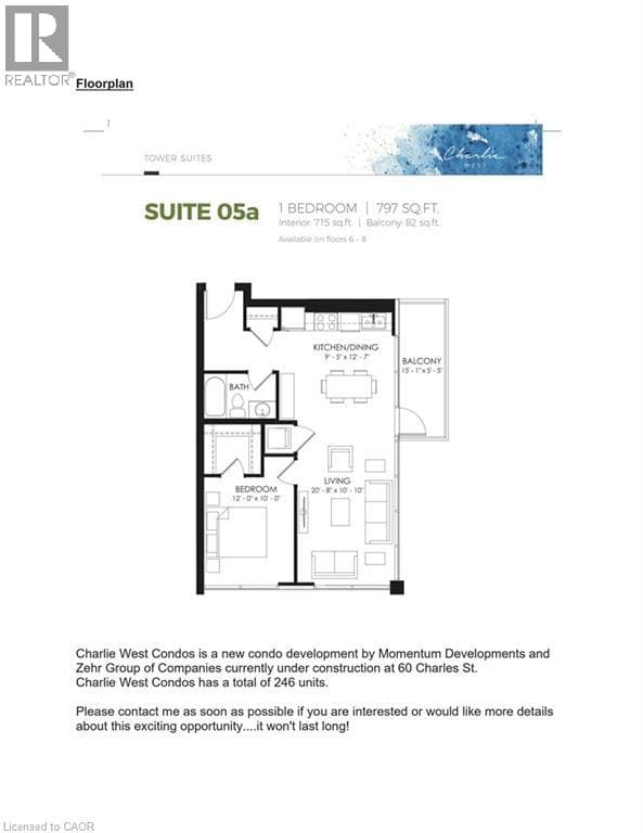 Apartment for sale at 60 CHARLES Street W Unit# 705, Downtown Kitchener, Kitchener, Ontario, photo 29