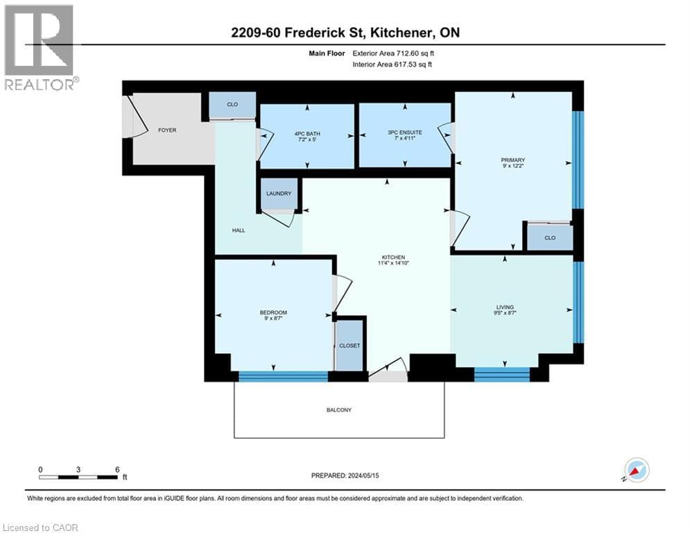 Apartment for sale at 60 FREDERICK Street Unit# 2209, Downtown Kitchener, Kitchener, Ontario, photo 27