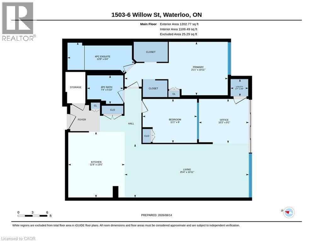 Apartment for sale at 6 WILLOW Street Unit# 1503, Mary Allen, Waterloo, Ontario, photo 46