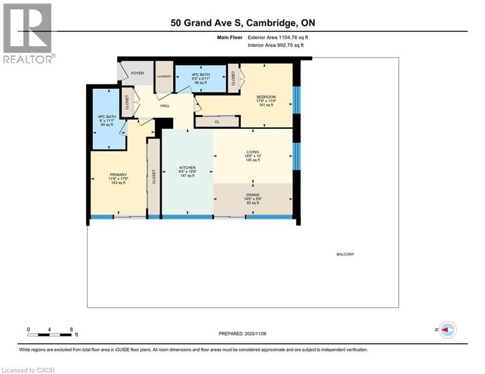Apartment for sale at 50 GRAND Avenue S Unit# 602, Downtown Galt, Cambridge, Ontario, photo 50
