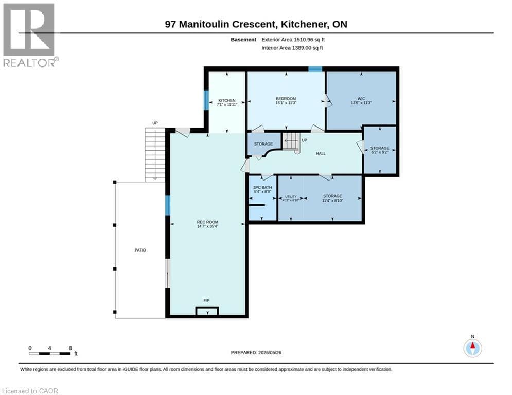 Detached for sale at 97 MANITOULIN Crescent, Chicopee, Kitchener, Ontario, photo 50