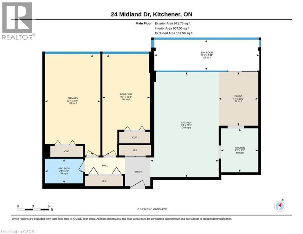 Apartment for sale at 24 MIDLAND Drive Unit# 402, Stanley Park, Kitchener, Ontario, photo 50