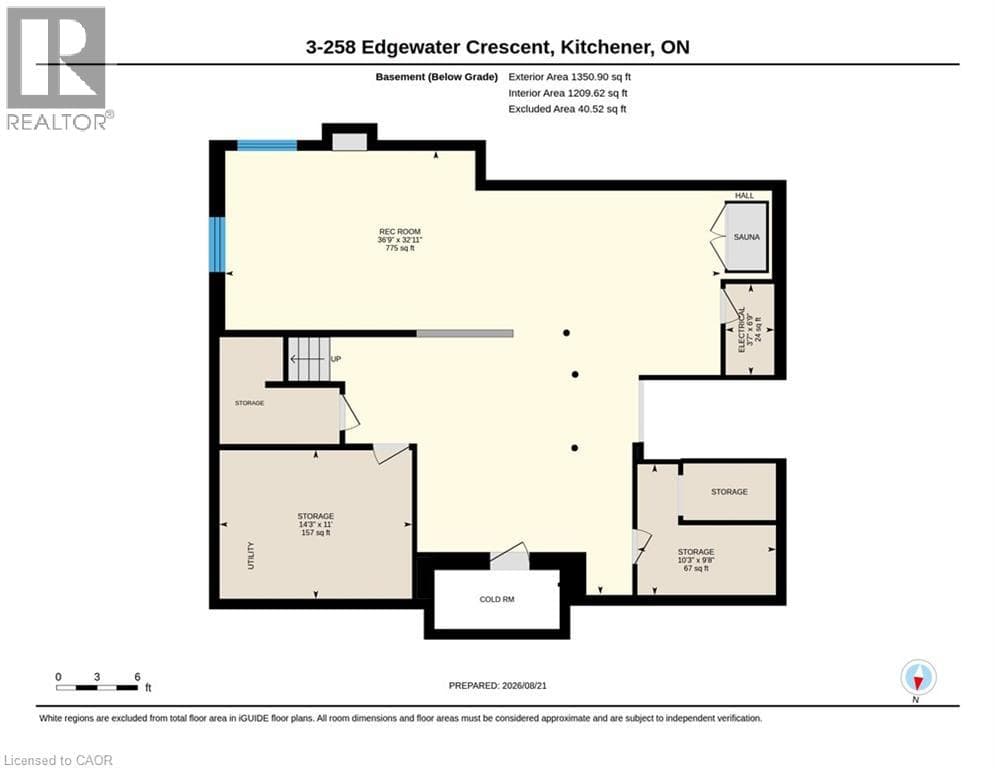 Detached for sale at 258 EDGEWATER Crescent Unit# 3, Grand River South, Kitchener, Ontario, photo 50