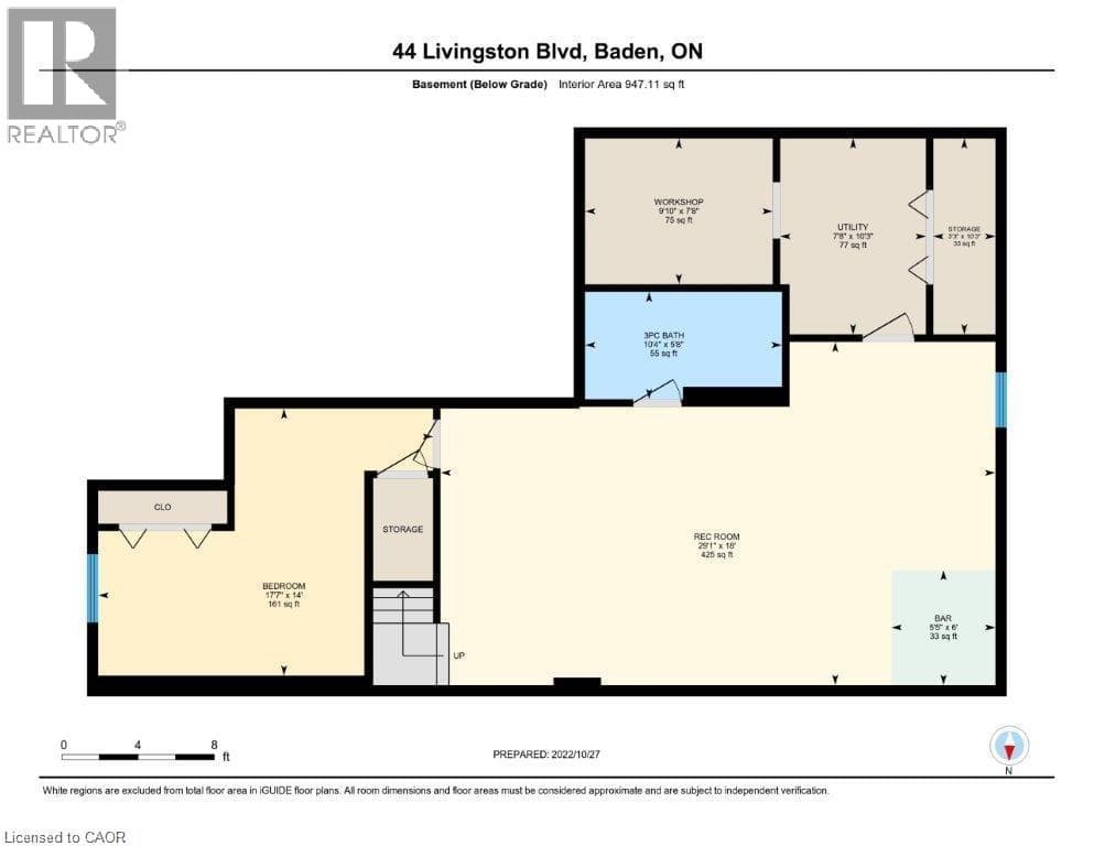 Townhouse for sale at 44 LIVINGSTON Boulevard Unit# 11, Baden, Wilmot, Ontario, photo 46