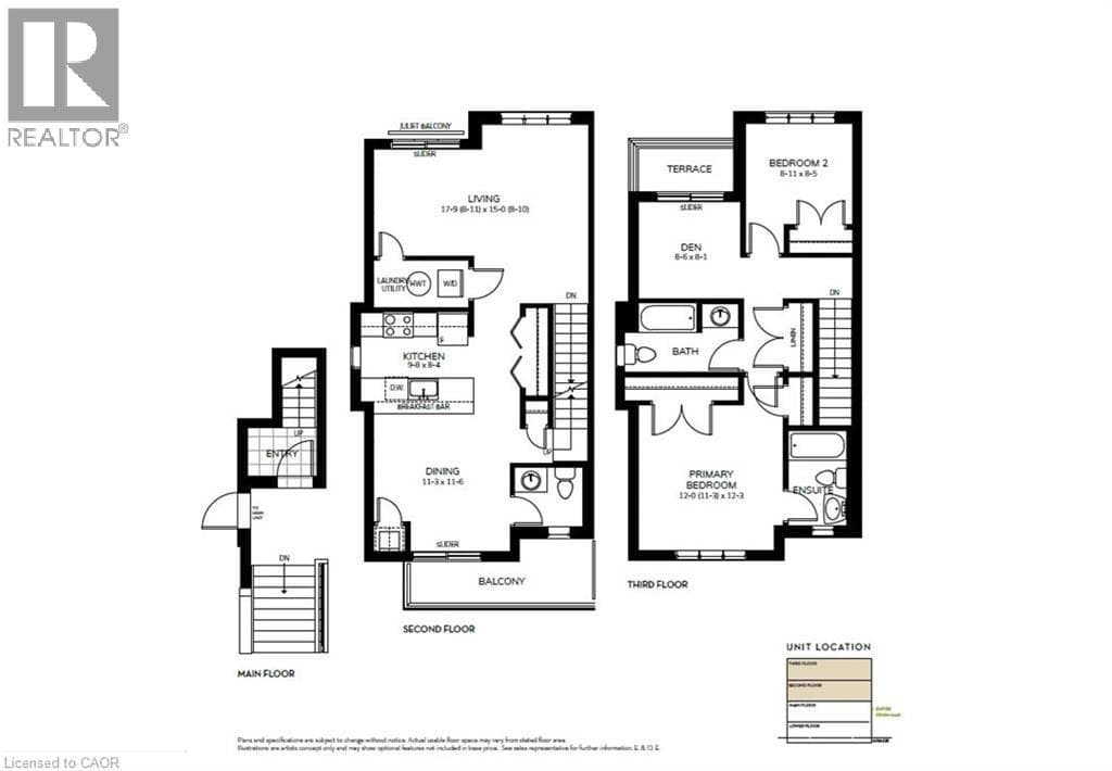 Townhouse for sale at 410 NORTHFIELD Drive W Unit# D4, Lakeshore North, Waterloo, Ontario, photo 2