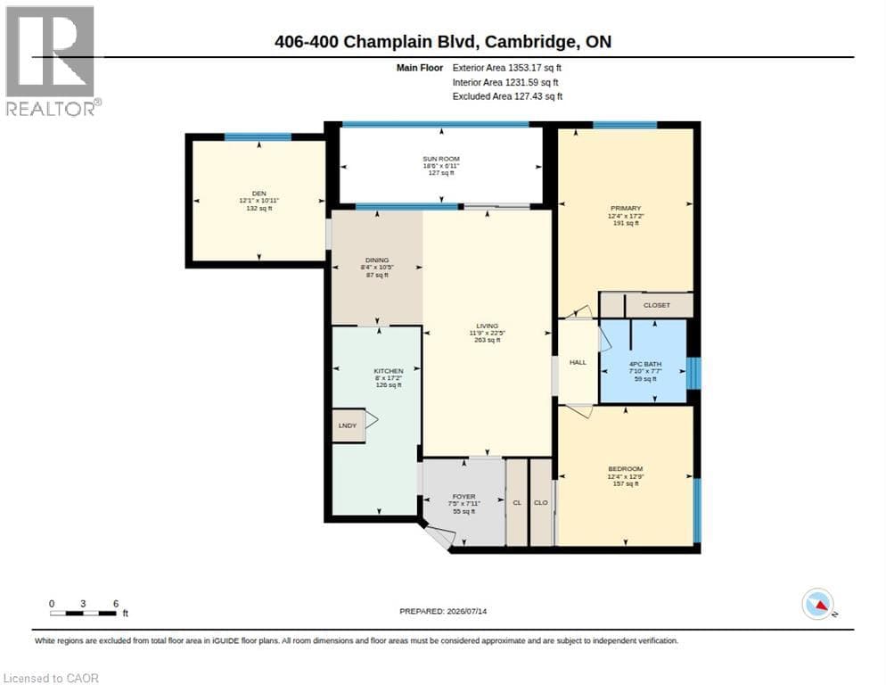 Apartment for sale at 400 CHAMPLAIN Boulevard Unit# 406, Southview, Cambridge, Ontario, photo 48