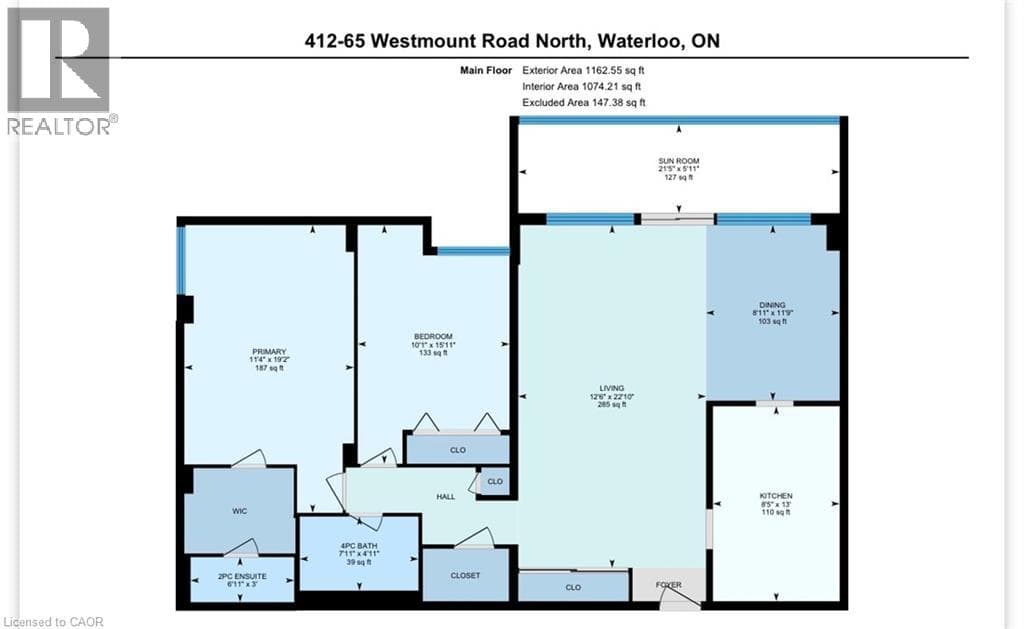 Apartment for sale at 65 WESTMOUNT Road N Unit# 412, Northdale, Waterloo, Ontario, photo 31