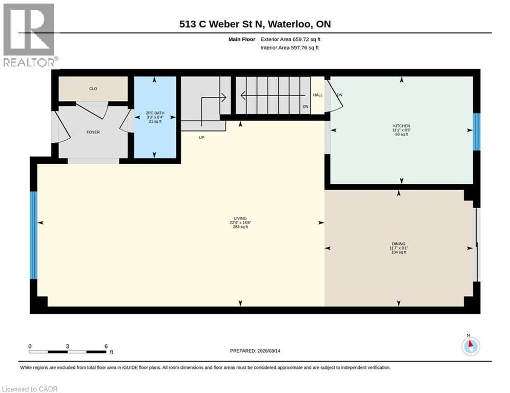 Townhouse for sale at 513 WEBER ST N Unit# C, Sugarbush North, Waterloo, Ontario, photo 21