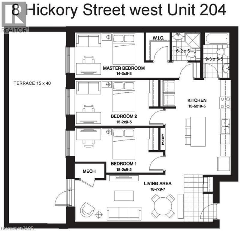 Apartment for sale at 8 HICKORY Street W Unit# 204, Northdale, Waterloo, Ontario, photo 27