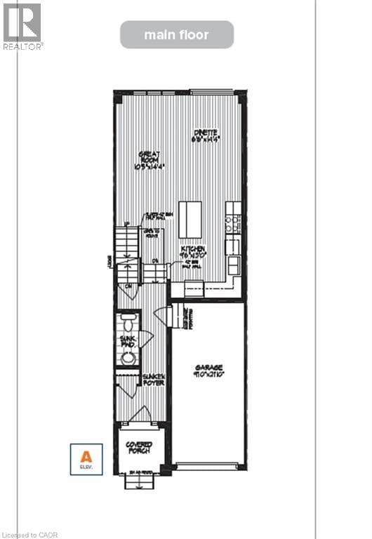 Townhouse for sale at LOT H43 BLAIR VALLEY Street, Doon South, Kitchener, Ontario, photo 4