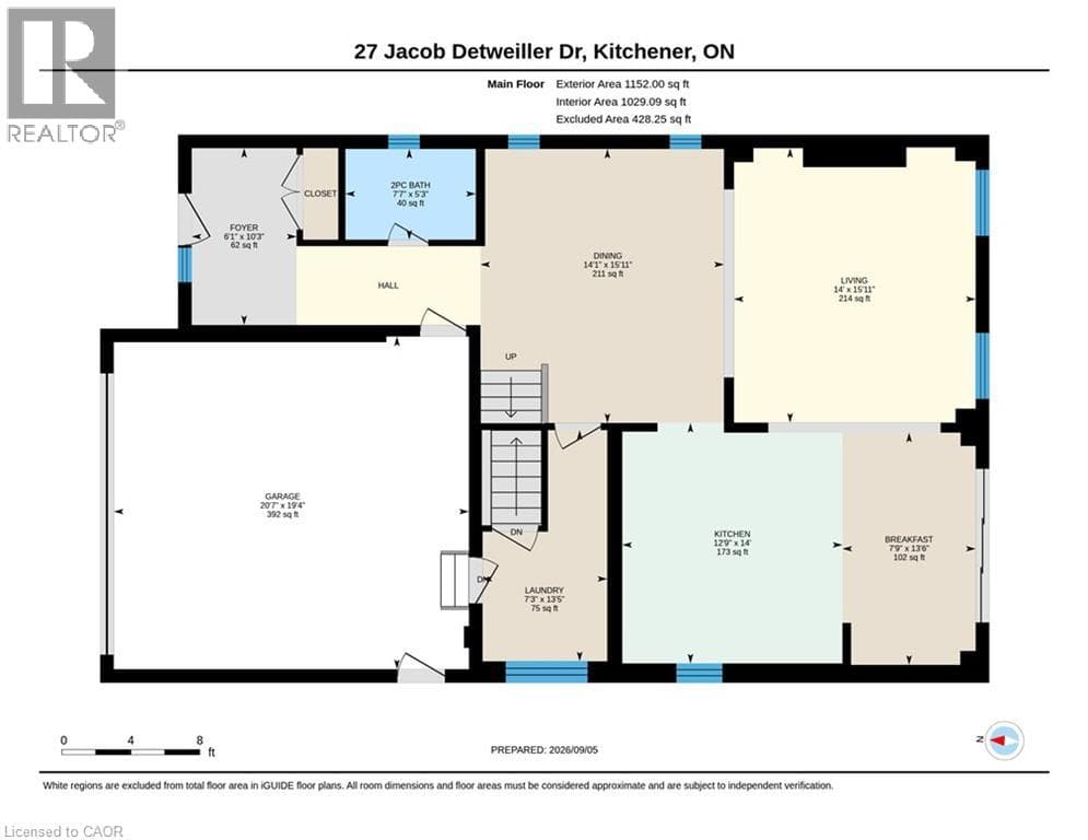 Detached for sale at 27 JACOB DETWEILLER Drive, Doon South, Kitchener, Ontario, photo 46
