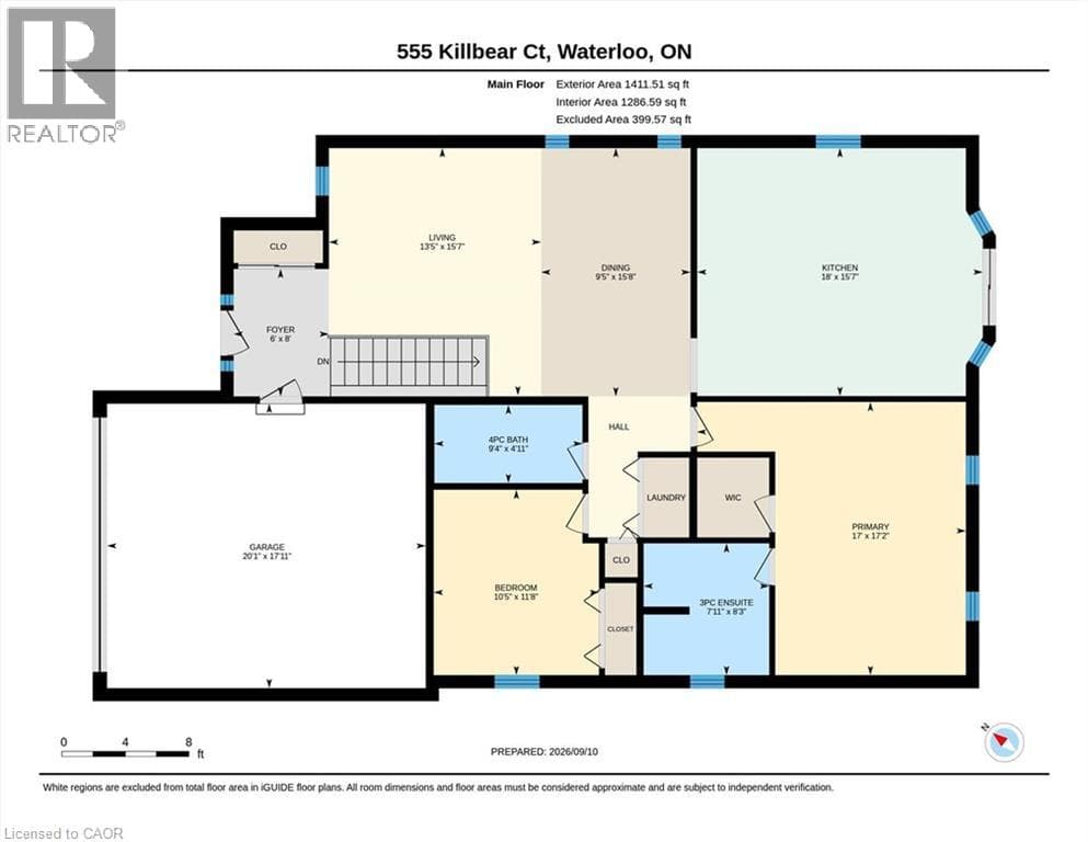 Detached for sale at 555 KILLBEAR Court, Conservation Meadows, Waterloo, Ontario, photo 26