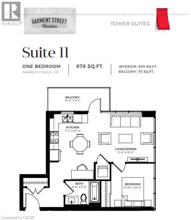 Apartment for sale at 108 GARMENT Street Unit# 2011, Downtown Kitchener, Kitchener, Ontario, photo 21