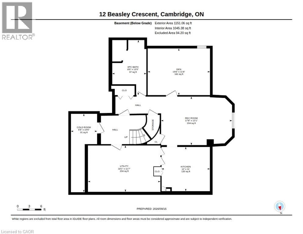 Detached for sale at 12 BEASLEY Crescent, Shades Mills, Cambridge, Ontario, photo 44