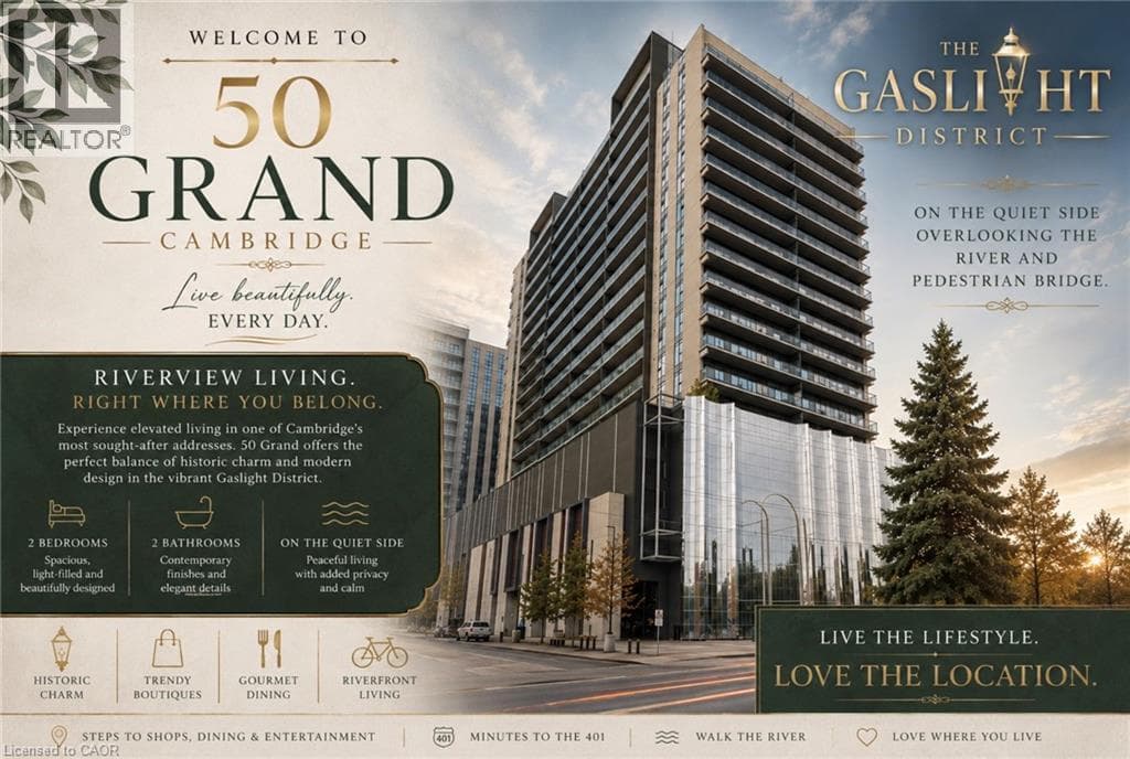 Apartment for sale at 50 GRAND Avenue Unit# 713, Downtown Galt, Cambridge, Ontario, photo 43