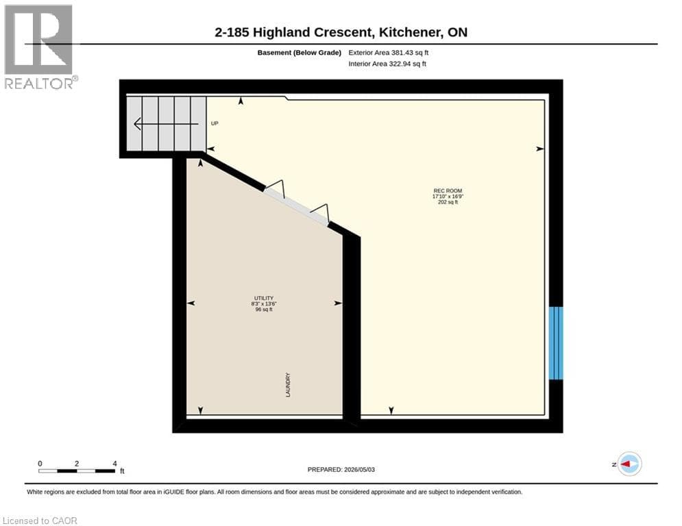 Townhouse for sale at 185 HIGHLAND Crescent Unit# 2, Victoria Hills, Kitchener, Ontario, photo 41