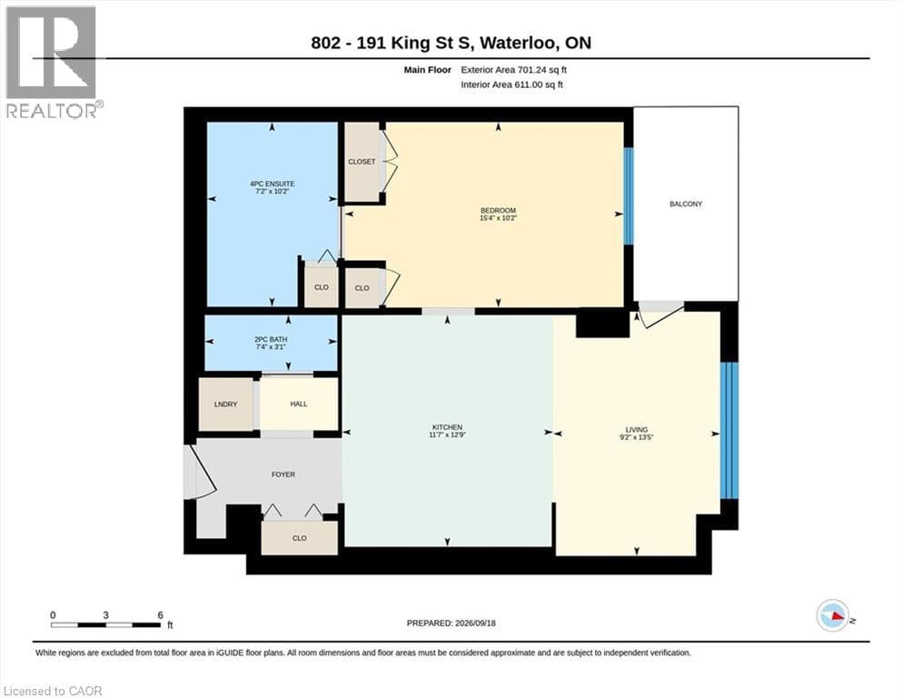 Apartment for sale at 191 KING Street S Unit# 802, Uptown West, Waterloo, Ontario, photo 28