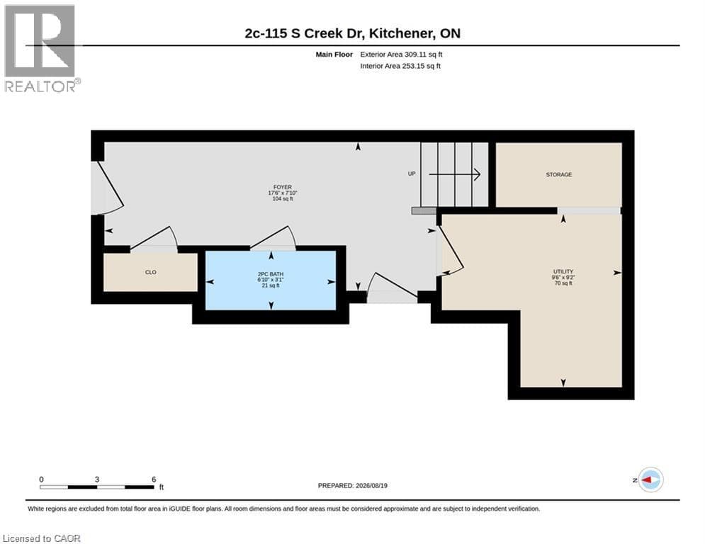 Townhouse for sale at 115 SOUTH CREEK Drive Unit# 2C, Doon South, Kitchener, Ontario, photo 22