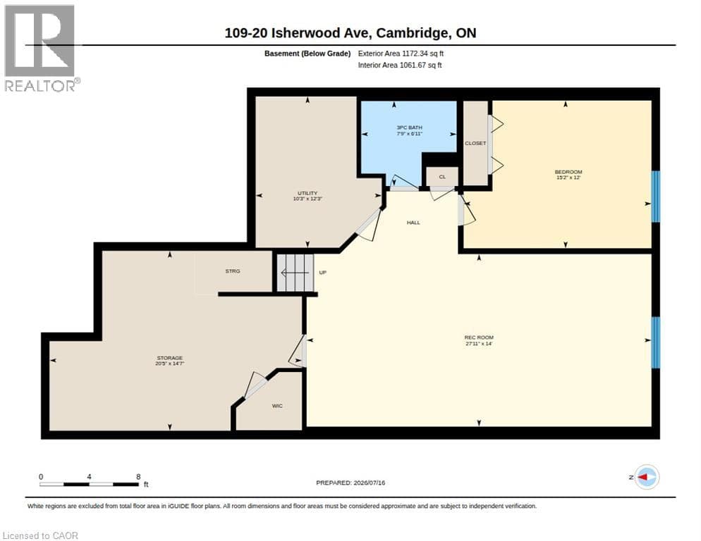 Townhouse for sale at 20 ISHERWOOD Avenue Unit# 109, Riverview, Cambridge, Ontario, photo 34