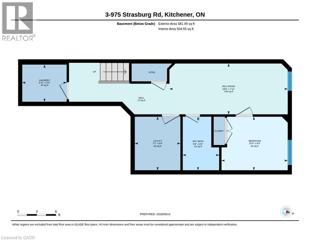 Townhouse for sale at 975 STRASBURG Road Unit# 3, Country Hills, Kitchener, Ontario, photo 36