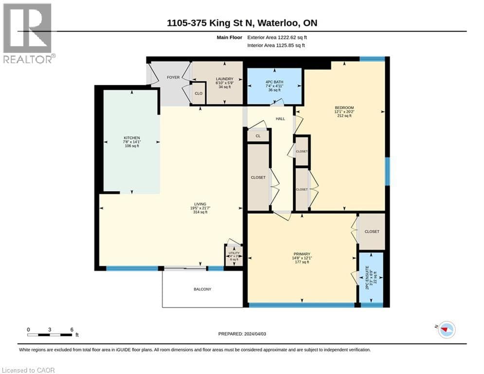 Apartment for sale at 375 KING Street N Unit# 1105, Sugarbush Park, Waterloo, Ontario, photo 50
