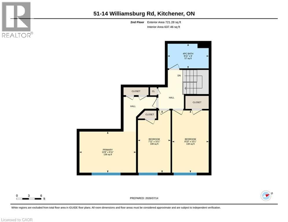 Townhouse for sale at 14 WILLIAMSBURG Road Unit# 51, Laurentian Hills, Kitchener, Ontario, photo 43