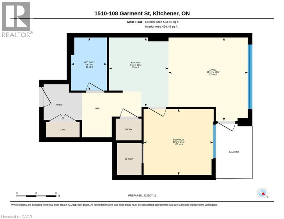 Apartment for sale at 108 GARMENT Street Unit# 1510, Downtown Kitchener, Kitchener, Ontario, photo 21