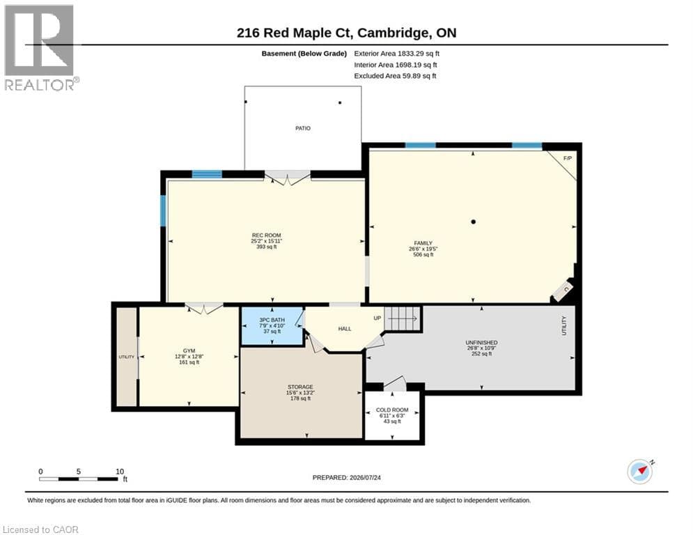 Detached for sale at 216 RED MAPLE Court, Branchton, North Dumfries, Ontario, photo 49