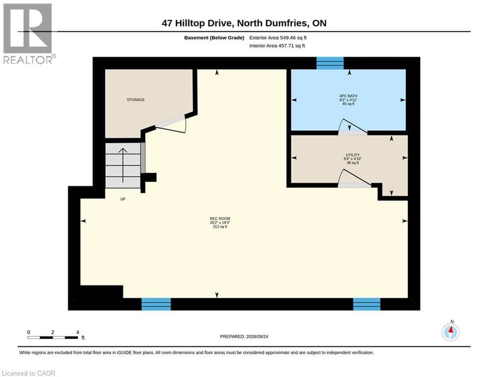 Detached for sale at 47 HILLTOP Drive, Ayr, North Dumfries, Ontario, photo 39
