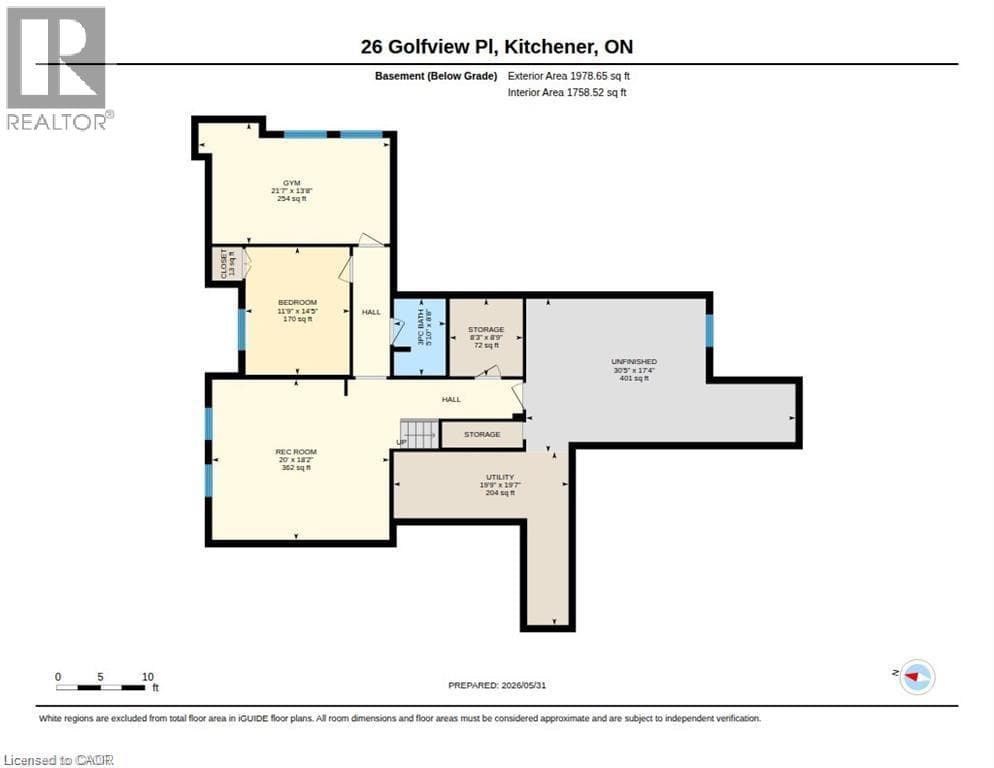 Detached for sale at 26 GOLFVIEW Place, Westmount, Kitchener, Ontario, photo 50