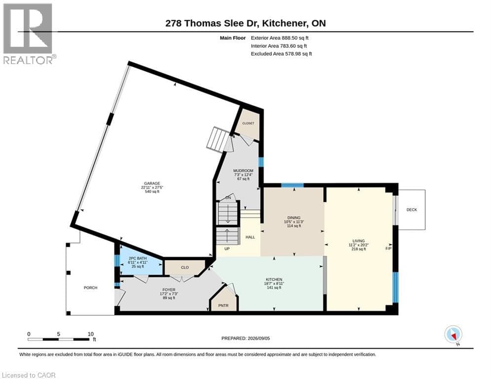 Detached for sale at 278 THOMAS SLEE Drive, Doon South, Kitchener, Ontario, photo 25