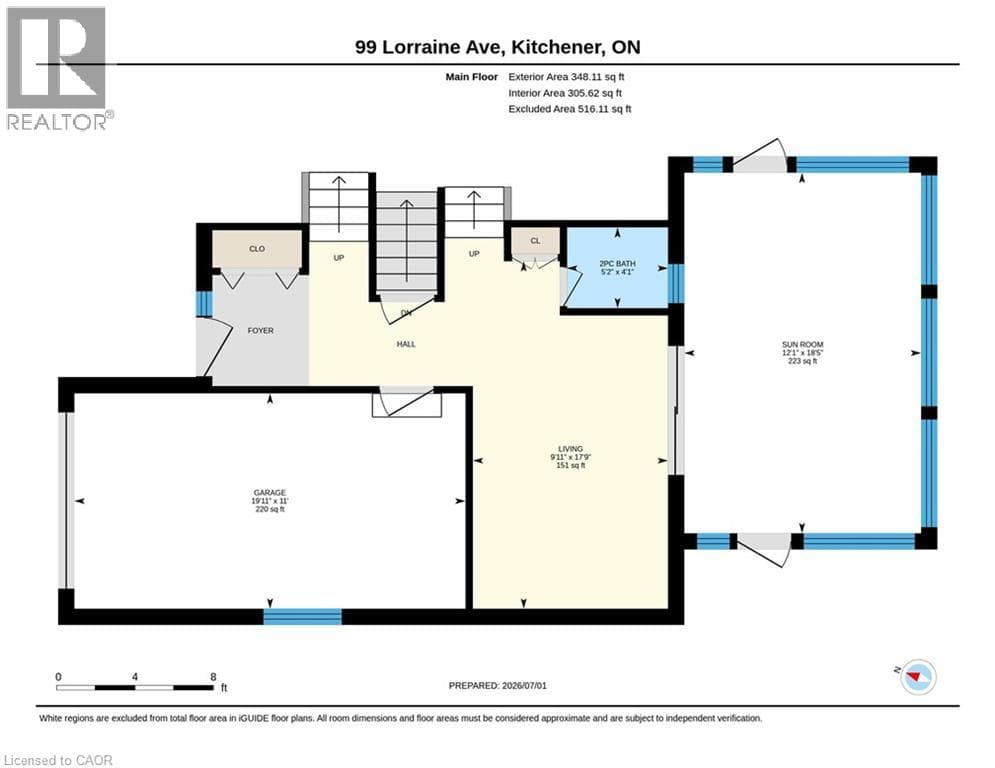 Detached for sale at 99 LORRAINE Avenue, Heritage Park, Kitchener, Ontario, photo 48
