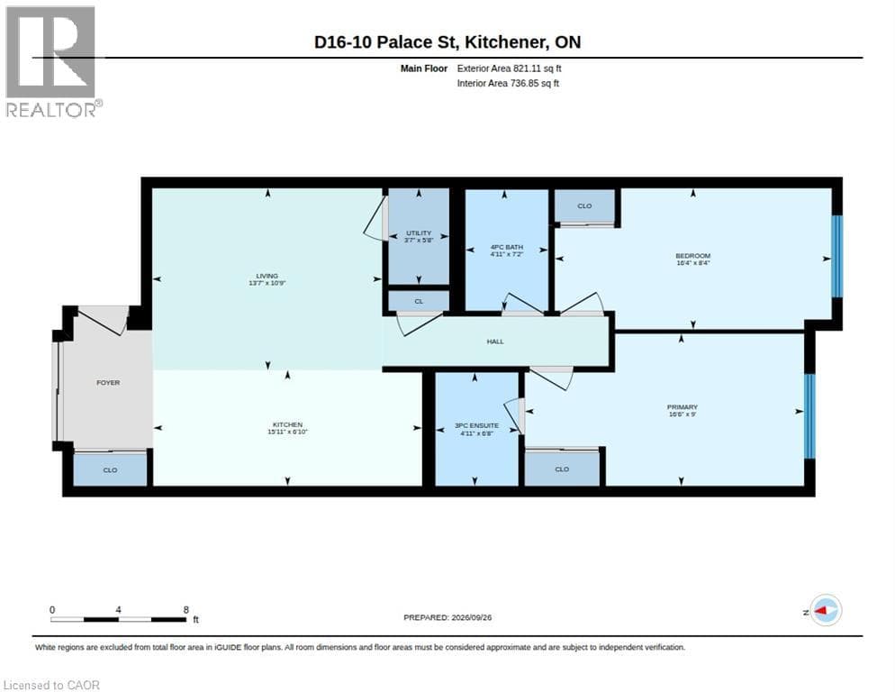 Townhouse for sale at 10 PALACE Street Unit# D16, Laurentian Hills, Kitchener, Ontario, photo 35