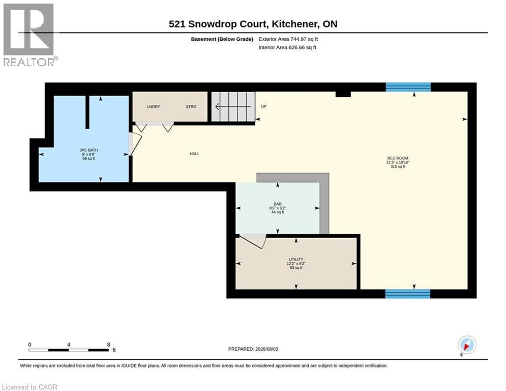 Detached for sale at 521 SNOWDROP Court, Laurentian West, Kitchener, Ontario, photo 41