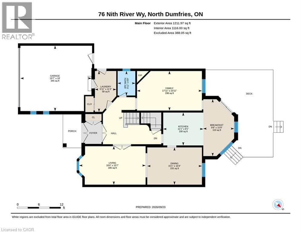 Detached for sale at 76 NITH RIVER Way, Ayr, North Dumfries, Ontario, photo 49