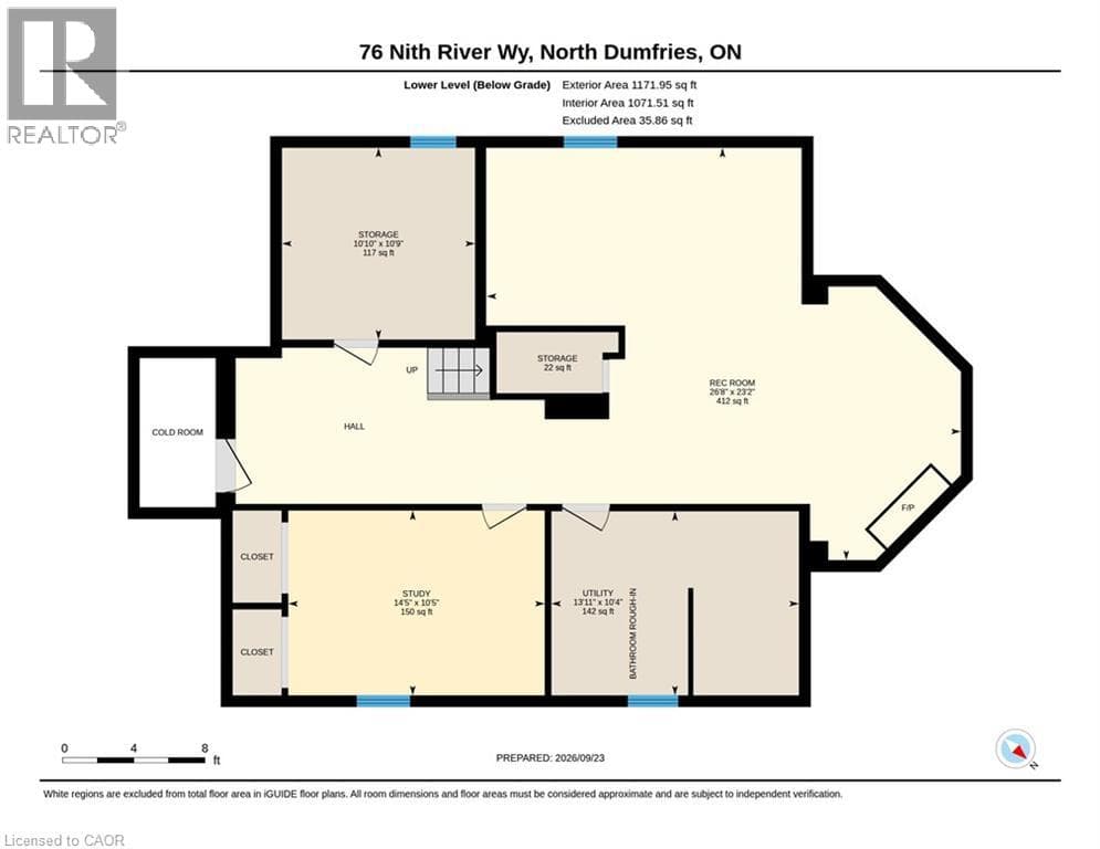 Detached for sale at 76 NITH RIVER Way, Ayr, North Dumfries, Ontario, photo 48