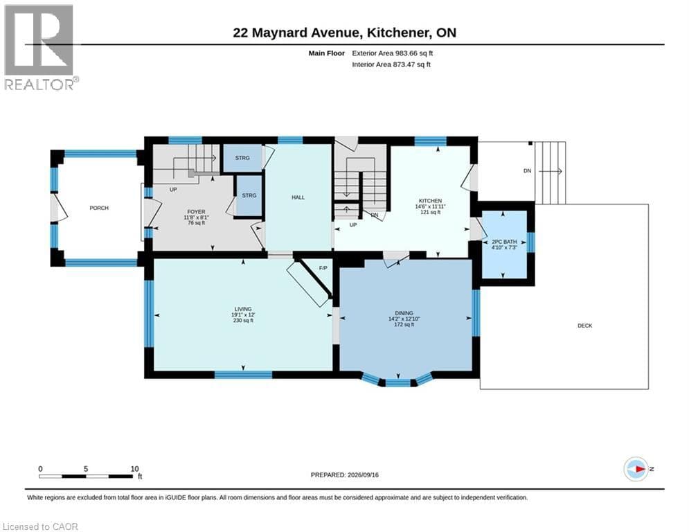Detached for sale at 22 MAYNARD Avenue, Civic Centre, Kitchener, Ontario, photo 47