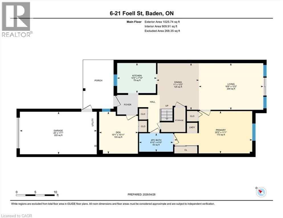 Townhouse for sale at 21 FOELL Street Unit# 6, Baden, Wilmot, Ontario, photo 31