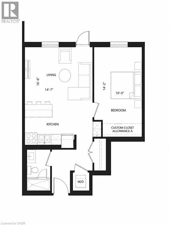 Apartment for sale at 181 KING Street S Unit# 1111, Uptown West, Waterloo, Ontario, photo 2
