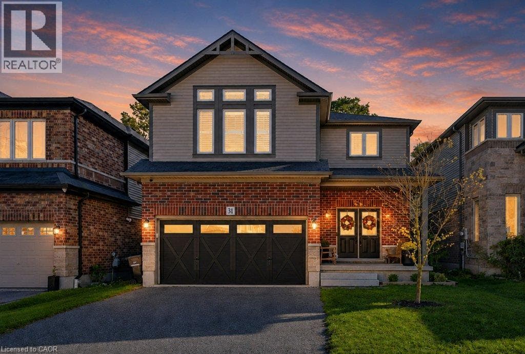 Detached for sale at 31 ELMBANK Trail, Doon South, Kitchener, Ontario