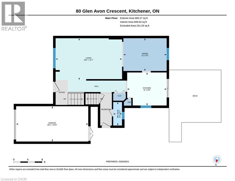 Townhouse for sale at 80 GLEN AVON Crescent, Forest Heights, Kitchener, Ontario, photo 21
