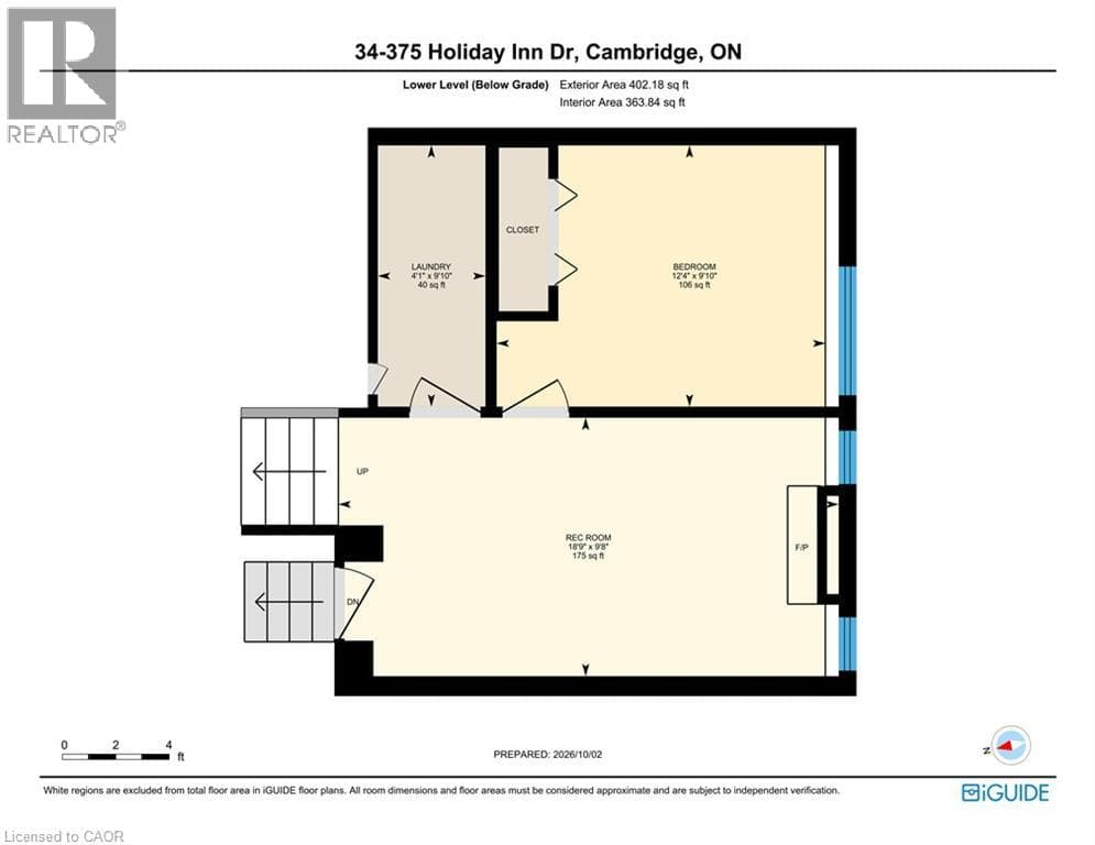 Townhouse for sale at 375 HOLIDAY INN Drive Unit# 34, Centennial, Cambridge, Ontario, photo 48
