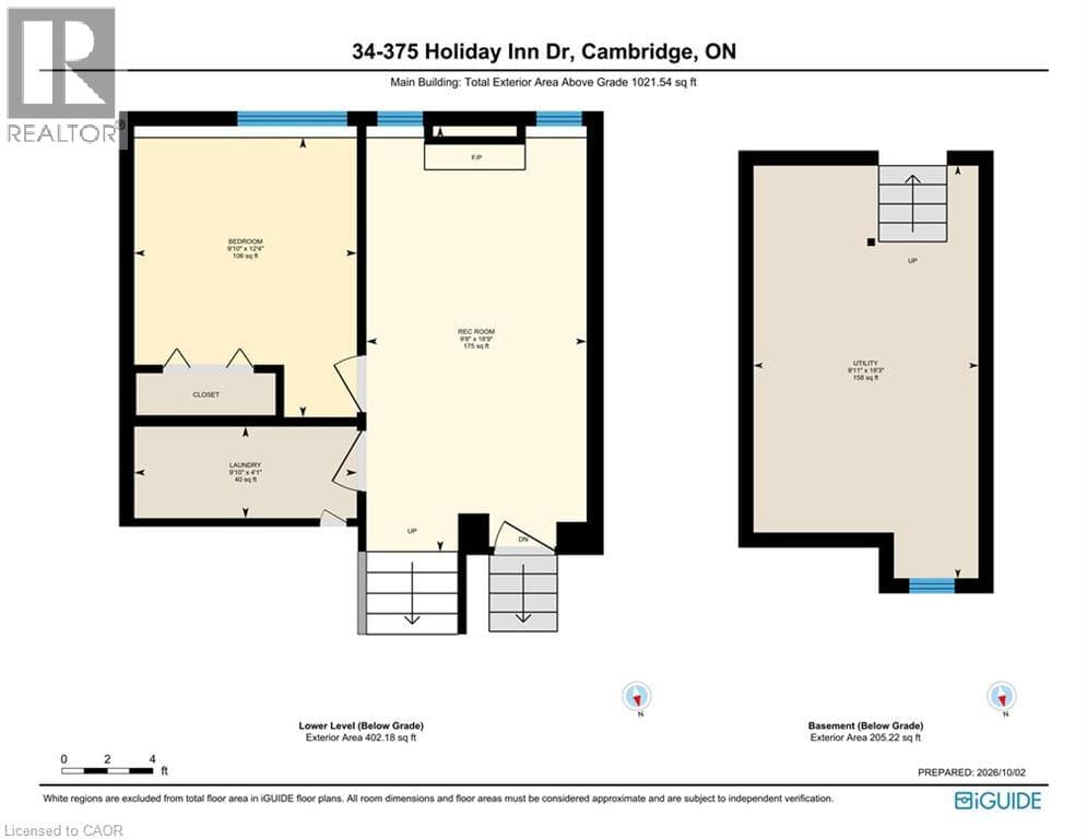 Townhouse for sale at 375 HOLIDAY INN Drive Unit# 34, Centennial, Cambridge, Ontario, photo 49